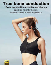 Load image into Gallery viewer, Bone Conduction Headphones Lightweight Open Ear Headphones Sport Headphones with Built-in Mic Extra Comfort True wireless Headset for Running,Cycling,Driving, Wired Bone Conduction Headphones, Earbuds Wireless