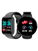 Load image into Gallery viewer, D20 Smart Watch for Men and Women, Y68 Fitness Tracker, Sport Heart Rate Monitor, Wristwatch Pro, IOS, Android