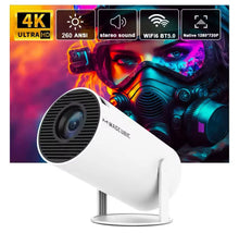 Load image into Gallery viewer, Projector HY300 Pro 4K Android 11 Dual Wifi6 260ANSI BT5.0 1080P 1280*720P