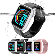 Load image into Gallery viewer, D20 Smart Watch for Men and Women, Y68 Fitness Tracker, Sport Heart Rate Monitor, Wristwatch Pro, IOS, Android