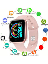Load image into Gallery viewer, D20 Smart Watch for Men and Women, Y68 Fitness Tracker, Sport Heart Rate Monitor, Wristwatch Pro, IOS, Android