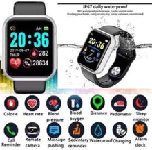 Load image into Gallery viewer, D20 Smart Watch for Men and Women, Y68 Fitness Tracker, Sport Heart Rate Monitor, Wristwatch Pro, IOS, Android