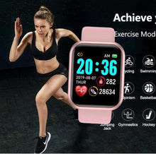 Load image into Gallery viewer, D20 Smart Watch for Men and Women, Y68 Fitness Tracker, Sport Heart Rate Monitor, Wristwatch Pro, IOS, Android