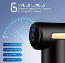 Load image into Gallery viewer, Mini Muscle Massage Gun - Portable Deep Tissue Massager with 7mm amplitude, 4-Speed Quiet Operation USB-C - for Back, Neck, Legs, Arms - Pocket-Sized for