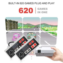 Load image into Gallery viewer, Built-In 620 Games Mini TV Game Console Retro Classic Handheld Gaming Player