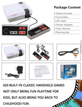 Load image into Gallery viewer, Built-In 620 Games Mini TV Game Console Retro Classic Handheld Gaming Player