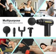 Load image into Gallery viewer, Mini Muscle Massage Gun - Portable Deep Tissue Massager with 7mm amplitude, 4-Speed Quiet Operation USB-C - for Back, Neck, Legs, Arms - Pocket-Sized for