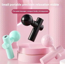 Load image into Gallery viewer, Mini Muscle Massage Gun - Portable Deep Tissue Massager with 7mm amplitude, 4-Speed Quiet Operation USB-C - for Back, Neck, Legs, Arms - Pocket-Sized for