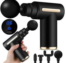 Load image into Gallery viewer, Mini Muscle Massage Gun - Portable Deep Tissue Massager with 7mm amplitude, 4-Speed Quiet Operation USB-C - for Back, Neck, Legs, Arms - Pocket-Sized for