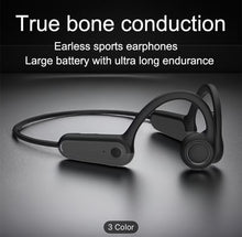 Load image into Gallery viewer, Bone Conduction Headphones Lightweight Open Ear Headphones Sport Headphones with Built-in Mic Extra Comfort True wireless Headset for Running,Cycling,Driving, Wired Bone Conduction Headphones, Earbuds Wireless