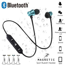 Load image into Gallery viewer, Magnetic attraction Bluetooth Earphone Headset waterproof sports 4.2