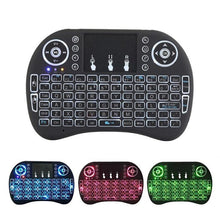 Load image into Gallery viewer, i8 Mini 2.4G Wireless Keyboard Touchpad Color Backlit Air Mouse For Android TV Box Xbox Smart TV PC PS3/PS4 HTPC