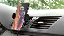 Load image into Gallery viewer, Universal Phone Holder Stand Car Air Vent Mount Mobile Fast Wireless Charger For iphone 11 Samsung Charger 10W