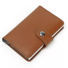 Load image into Gallery viewer, Automatic Wallet Credit Card Holder Case Aluminum