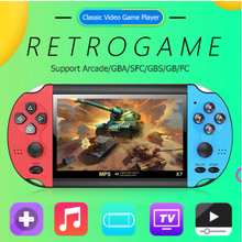 Load image into Gallery viewer, X5 Handheld Game Console Player 4.3 Inch LCD Display 8GB Double-rocker 3000 Classic Game Retro Mini Pocket MP5 Video Game