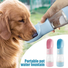 Load image into Gallery viewer, Portable Pet Dog Water Bottle For Dogs Multifunction Dog Food Water Feeder Drinking Bowl Puppy Cat Water Dispenser Pet Products