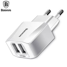 Load image into Gallery viewer, Baseus Fast Quick Dual USB Wall Charger Power Adapter