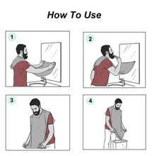 Load image into Gallery viewer, Women Men Hair Cutting Apron Profession Barber Cape Haircut Gown Color Salon Styling Bib Hairdresser Apron