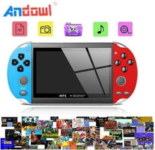 Load image into Gallery viewer, X5 Handheld Game Console Player 4.3 Inch LCD Display 8GB Double-rocker 3000 Classic Game Retro Mini Pocket MP5 Video Game