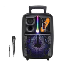 Load image into Gallery viewer, Portable USB Bluetooth Waterproof Tv Karaoke Music Speaker Outdoor 8/12 Inch Sound Audio System Home Cenima Built-in Microphone